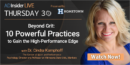 EP 86: Beyond Grit: 10 Powerful Practices to Gain the High-Performance Edge with Dr. Cindra Kamphoff – The Center of Sport and Performance Psychology