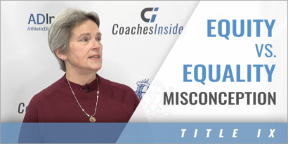 Explaining Title IX Equity, Equality, and Disparity