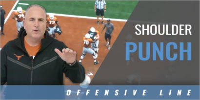 Offensive Line Shoulder Punch Drill