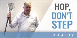 Goalies: Hop, Don't Step