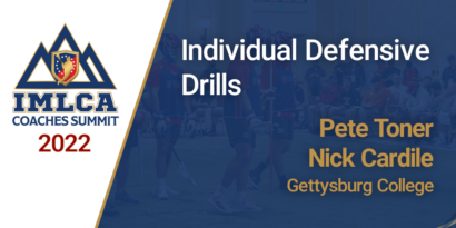 Individual Defensive Drills with Pete Toner and Nick Cardile - Gettysburg College