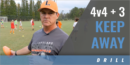 4v4 + 3 Keep Away Drill with Lee Hughes – Lakeland High School (FL)