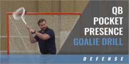 QB Pocket Presence Goalie Drill with Brian Phipps - Archbishop Spalding HS (MD)