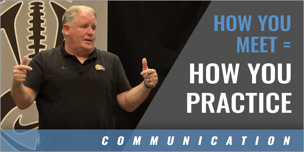 Position Meetings Should Be Similar to How You Practice