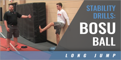 Horizontal Jumps BOSU Ball Stability Drills