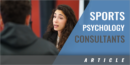 Working With Sports Psychology Consultants