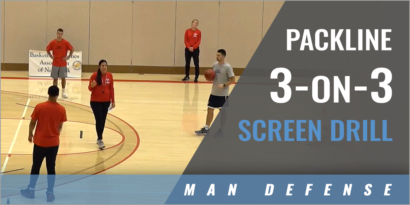 Packline 3-on-3 Screen Drill