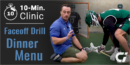 10-Minute Clinic: The Faceoff Drill Dinner Menu with Casey Dowd – Colby College