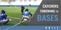 Catchers Throwing to Bases Drill