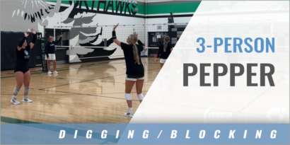 3-Person Pepper Drills